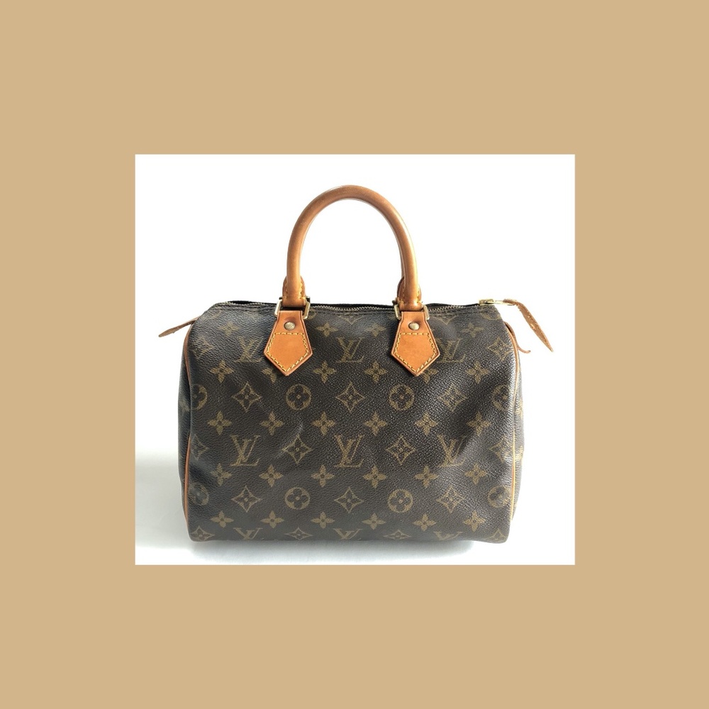 AUTH Louis Vuitton Monogram Speedy 25